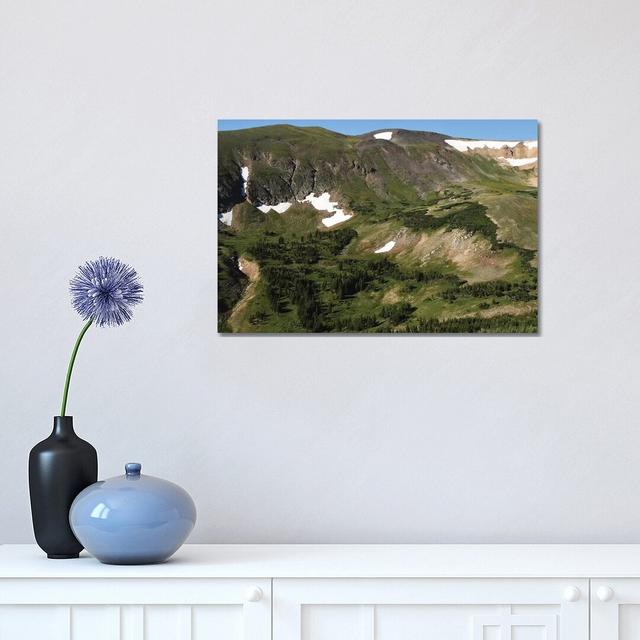 Mountain Valley by Brian Wolf - Wrapped Canvas Print Union Rustic Size: 30.48cm H x 45.72cm W x 1.91cm D on Productcaster.