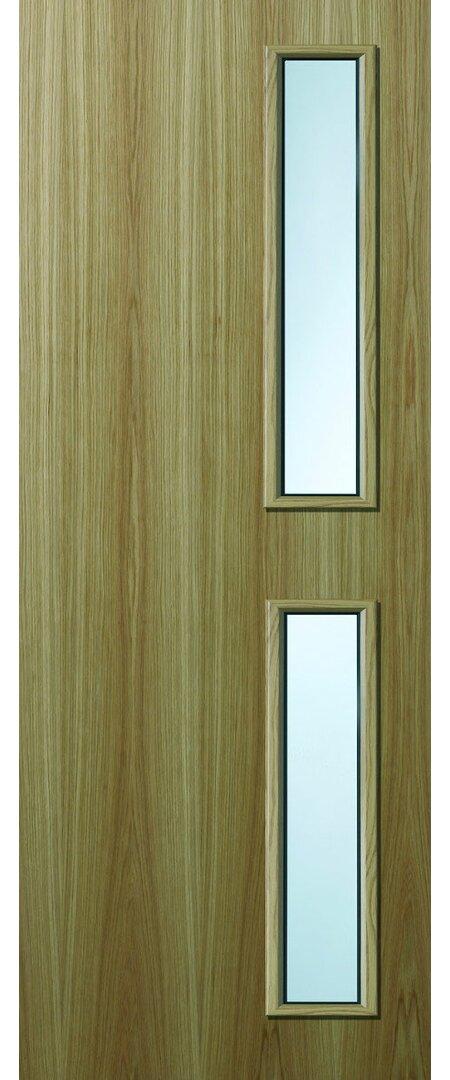 Fire Door Lacquered Premdor Door Size: 198.1 cm H x 82.6 cm W x 4.4 cm D on Productcaster.