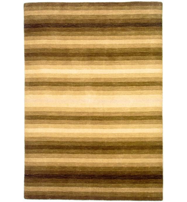 Skye Striped Hand Loomed Rectangle: 173' X 121' Multicolor Area Rug Union Rustic on Productcaster.