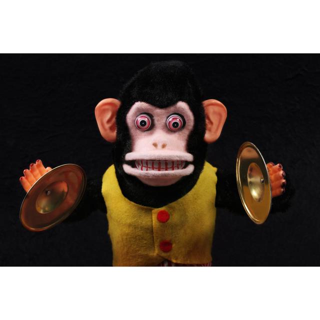 Cymbal Playing Monkey 172780 Happy Larry Size: 51cm H x 76cm W on Productcaster.