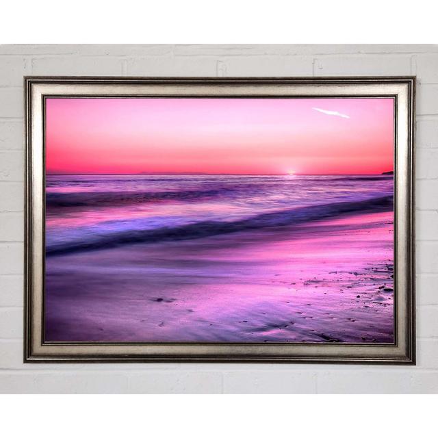 Sunset Dana Point San Clemente Califonia Framed Print Highland Dunes Size: 42cm H x 59.7cm W x 1.5cm D, Format: Gunmetal Framed Paper on Productcaster.