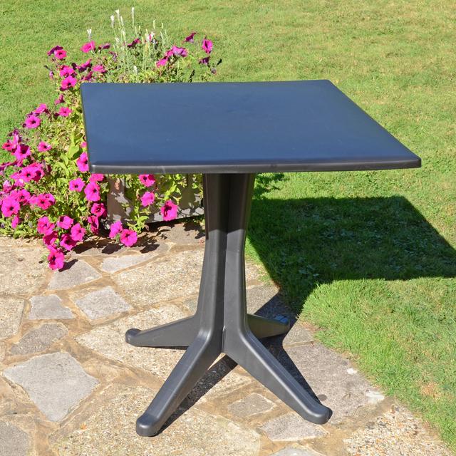 Ponente Patio Garden Table Ebern Designs Colour: Anthracite on Productcaster.