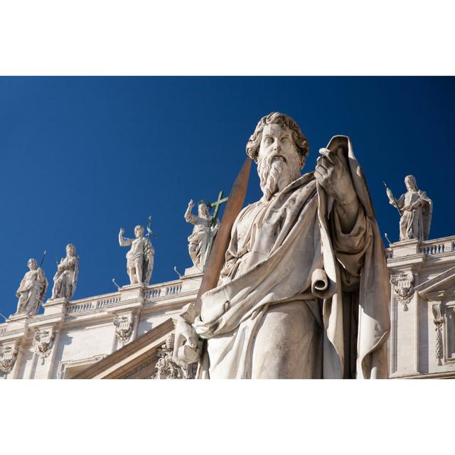 Statue In Vatican Ebern Designs Size: 20cm H x 30cm W x 3.8cm D on Productcaster.