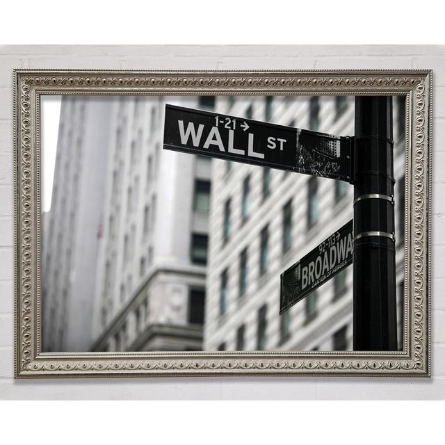 Wall Street und Broadway Schilder - Drucken Ebern Designs Größe: 84,1 cm H x 118,9 cm B on Productcaster.