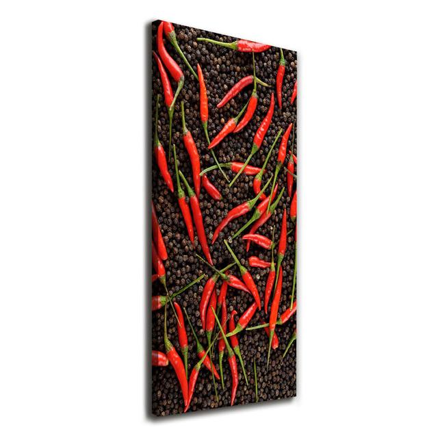 Chili Peppers - Kunstdrucke auf Leinwand - Wrapped Canvas Brayden Studio on Productcaster.