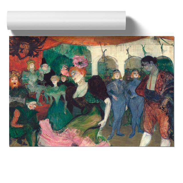 Dancing the Bolero by Henri De Toulouse-Lautrec - Unframed Painting East Urban Home Size: 21cm H x 30cm W x 0.1cm D on Productcaster.