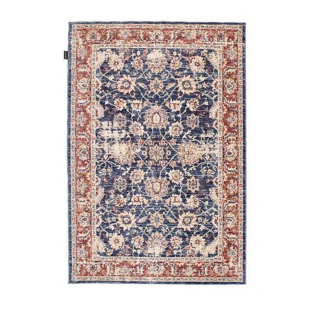 Abbate Tufted Dark Blue/Brown/Beige Rug Lark Manor Rug Size: Rectangle 200 x 290cm on Productcaster.