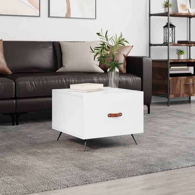 Chonie 4 Legs Coffee Table with Storage George Oliver Colour: High Gloss White on Productcaster.