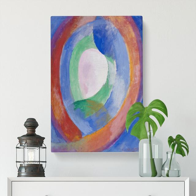 Composition Vol.1 by Robert Delaunay - Wrapped Canvas Painting East Urban Home Size: 76cm H x 50cm W x 3cm D on Productcaster.