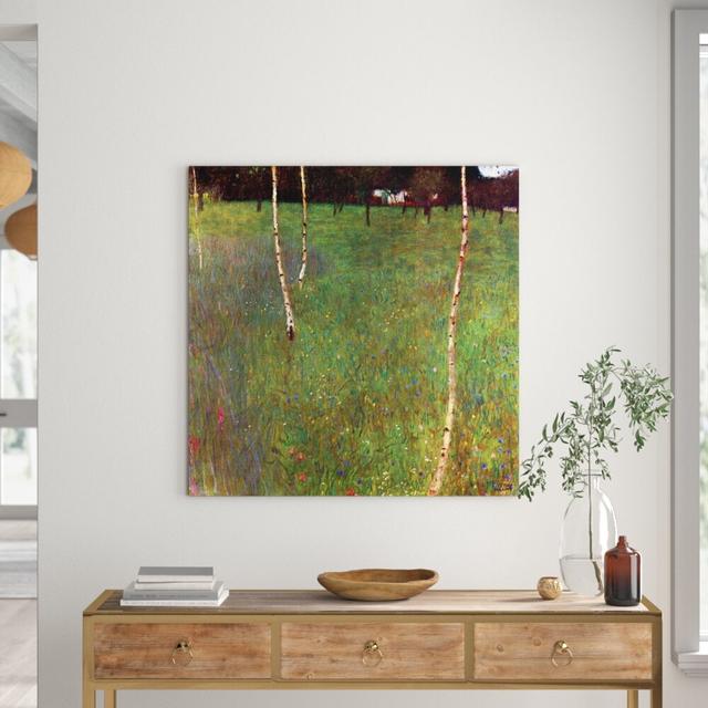 'Farmhouse' by Gustav Klimt Painting Print East Urban Home Size: 50cm H x 50cm W x 1.8cm D on Productcaster.