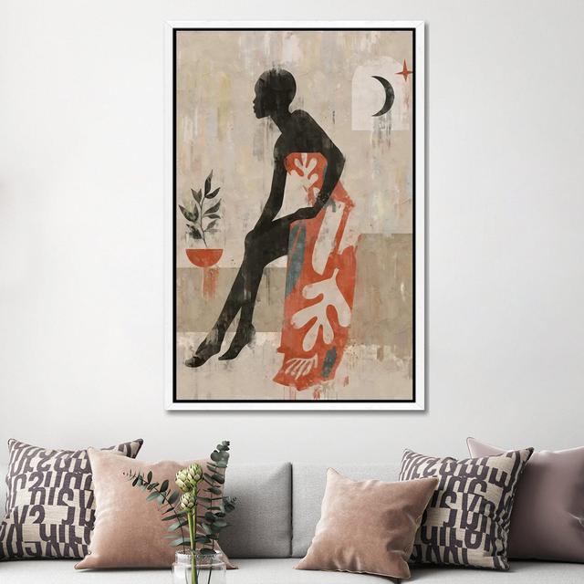 Abstract Ceramics Girl II by Helo Moraes - Gallery-Wrapped Canvas Giclée on Canvas Lark Manor Size: 152.4cm H x 101.6cm W x 3.81cm D, Format: White Fl on Productcaster.