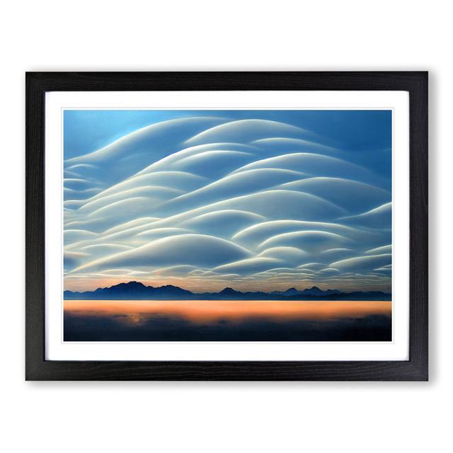 Ravishing Clouds - Picture Frame Painting 17 Stories Frame Colour: Black Framed, Size: 46cm H x 64cm W x 2cm D on Productcaster.