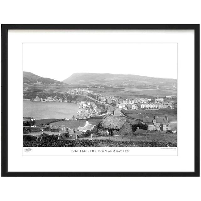 'Port Erin, the Town and Bay 1897' by Francis Frith - Picture Frame Photograph Print on Paper The Francis Frith Collection Size: 60cm H x 80cm W x 2.3 on Productcaster.