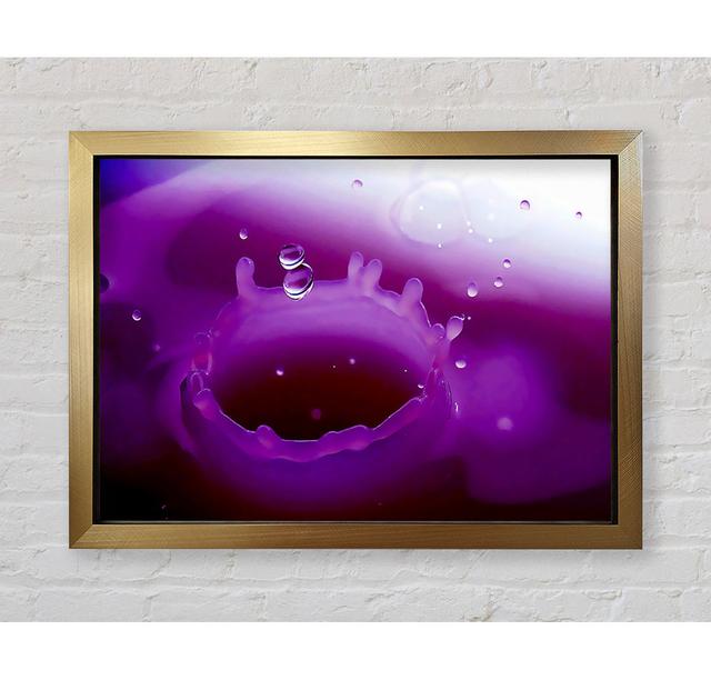 Wax Splash Framed Print Ivy Bronx Size: 42cm H x 59.7cm W on Productcaster.