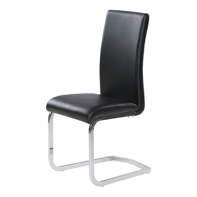 Havilland Upholstered Dining Chair Metro Lane Upholstery Colour: Black on Productcaster.