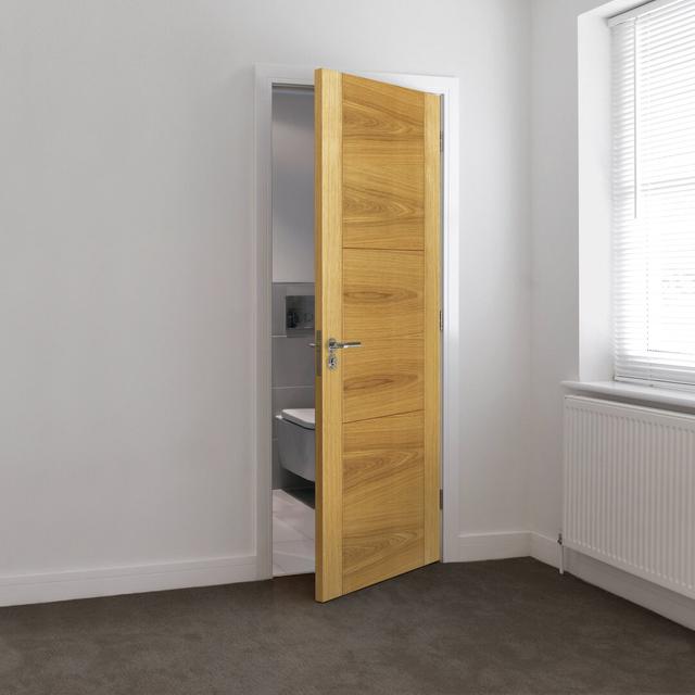 Einhänge-Innentür Mistral aus Holzwerkstoff JB Kind Doors Größe: 204 cm H x 52,6 cm B x 4 cm T on Productcaster.