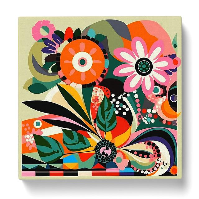 Floral Constructivism No.8 - No Frame Print Marlow Home Co. on Productcaster.