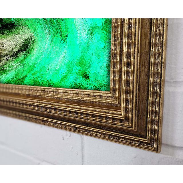 Time Tunnel Explosion Framed Print Ivy Bronx Size: 59.1cm H x 84.1cm W x 3cm D, Format: Gold Framed Paper on Productcaster.