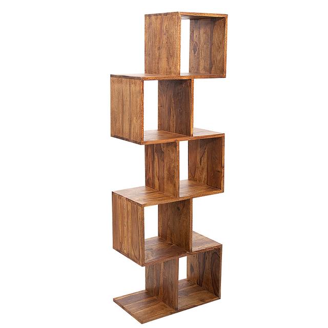 Agra 150cm H x 50cm W Solid Wood Bookcase CAGue on Productcaster.