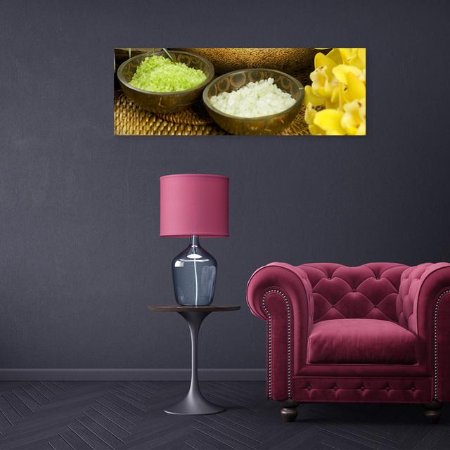 Canvas Print, Zen Spa Composition - Wrapped Canvas Panoramic Print World Menagerie Size: 30cm H x 90cm W on Productcaster.