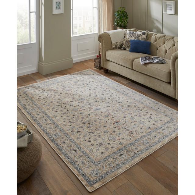 Rosamaria Oriental Machine Woven Cream Area Rug Langley Street Rug Size: Rectangle 230 x 160cm on Productcaster.