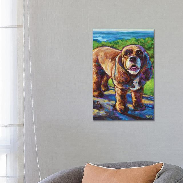 Mountain Spaniel - Wrapped Canvas Print ClassicLiving Size: 66.04cm H x 45.72cm W x 1.91cm D on Productcaster.