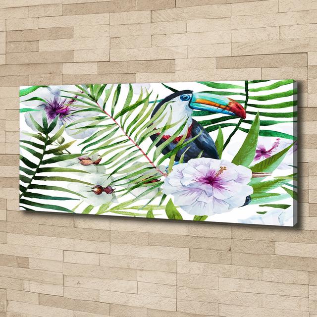 Tropic Toucan - Wrapped Canvas Art Prints Bay Isle Home on Productcaster.