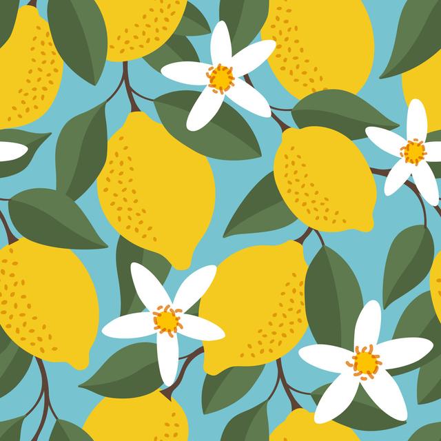 Tropical Seamless Pattern by Discan - Print Brambly Cottage Size: 51cm H x 51cm W on Productcaster.