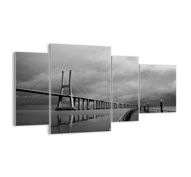 'Everyone Who Deserves It' - 4 Piece Unframed Photograph Print Set on Glass Ebern Designs Size: 70cm H x 120cm W x 1.8cm D on Productcaster.