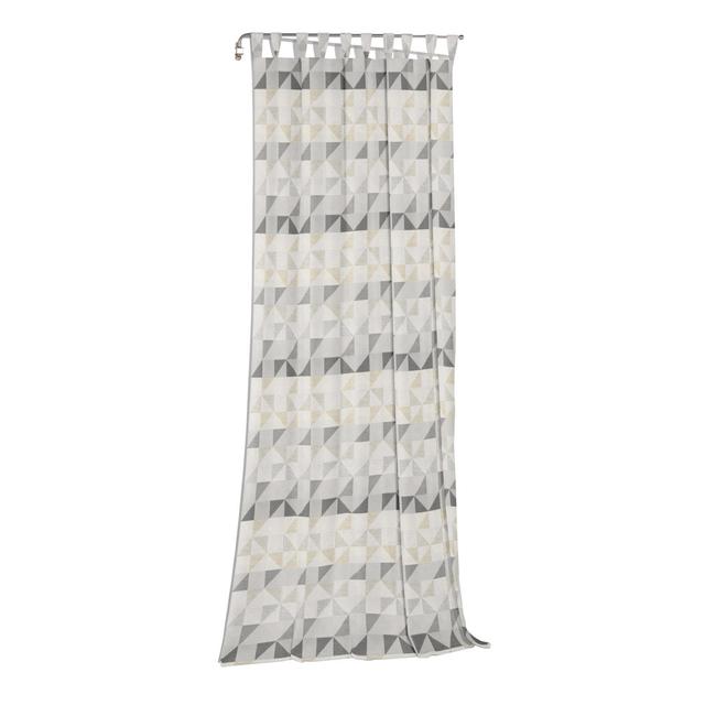 Berlare Berlare, Schlaufenschal, blickdicht Wirth Panel Size: 132cm Width x 395cm Drop, Curtain Colour: Light Grey on Productcaster.