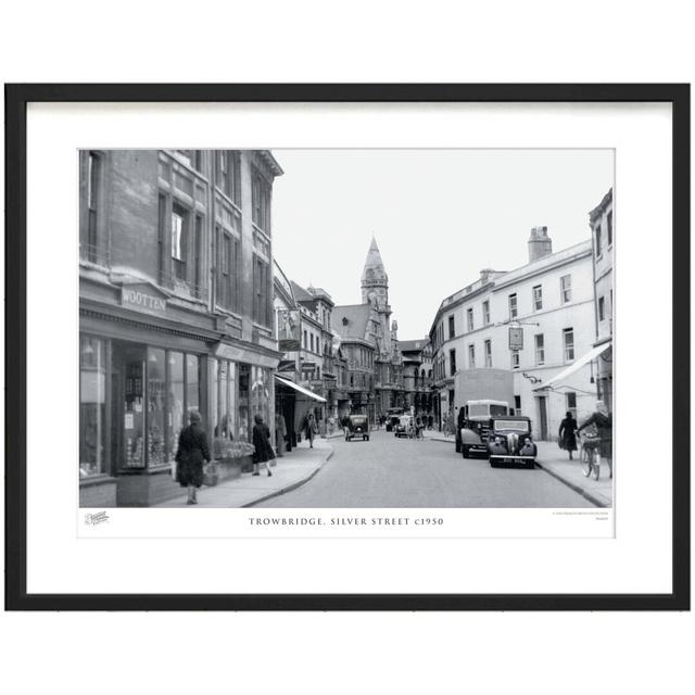 'Trowbridge, Silver Street C1950' - Picture Frame Photograph Print on Paper The Francis Frith Collection Size: 60cm H x 80cm W x 2.3cm D on Productcaster.