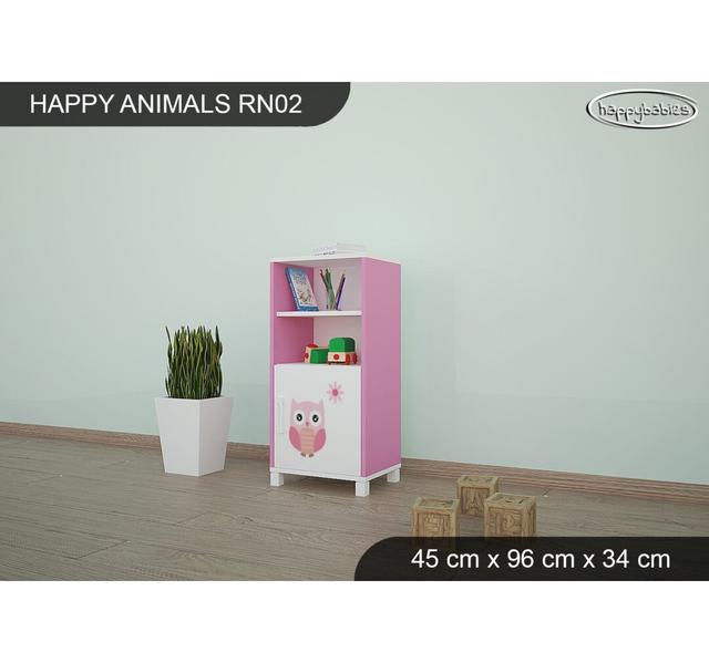 45cm W Chip Resistant Animals Kids Cube Happy Babies Colour: Pink on Productcaster.