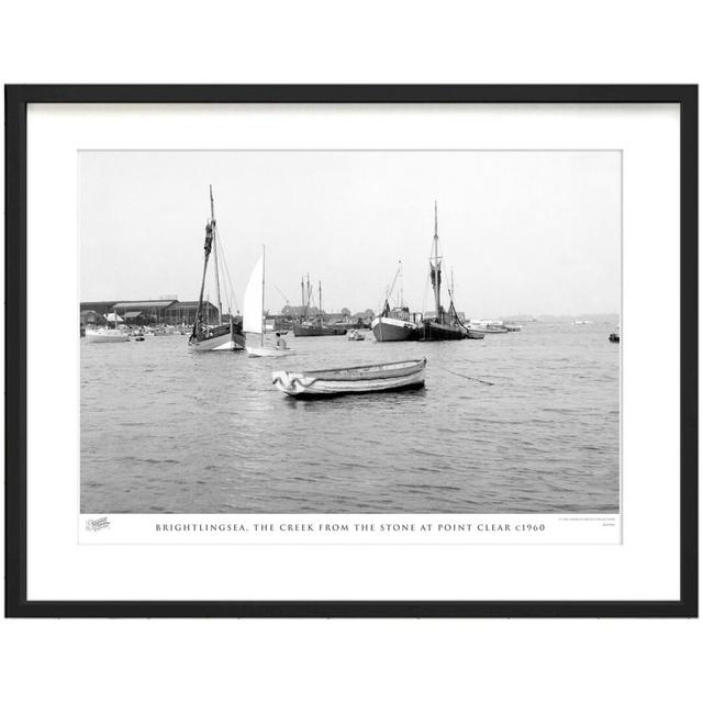 'Brightlingsea, the Creek from the Stone at Point Clear C1960' by Francis Frith - Picture Frame Photograph Print on Paper The Francis Frith Collection on Productcaster.