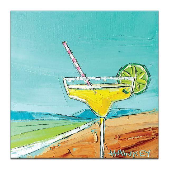 Margarita Bliss | Angela Hawkey | By Highland Dunes Highland Dunes Format: Wrapped Canvas, Size: 76cm H x 76cm W x 5cm D on Productcaster.