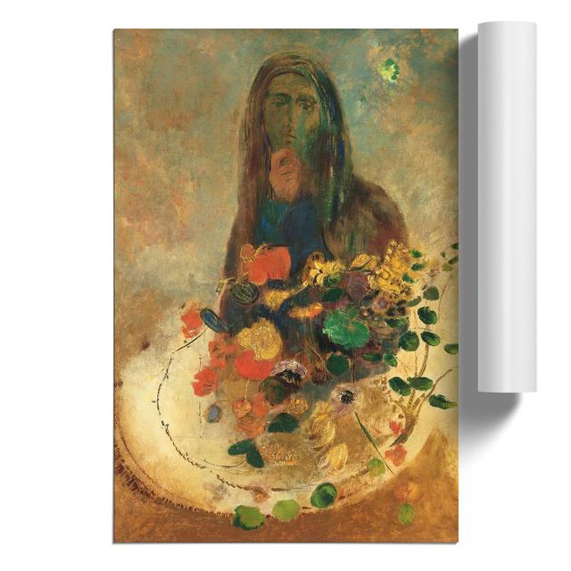 Mystery by Odilon Redon - No Frame Painting East Urban Home Size: 42cm H x 30cm W x 0.1cm D on Productcaster.