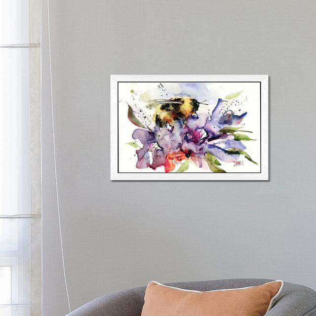 Nectar by Dean Crouser - Painting on Canvas Ebern Designs Frame Option: White Framed, Size: 45.72cm H x 66.04cm W x 3.81cm D on Productcaster.