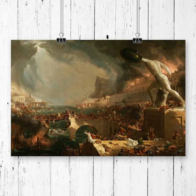 'Course of Empire' by Thomas Cole Graphic Art East Urban Home Size: 33.1 x 84.1cm on Productcaster.