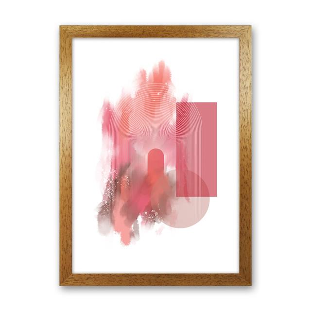 Colour Painting - Graphic Art Print on Paper 17 Stories Frame Option: Oak Framed, Size: 59.4cm H x 42cm W x 3cm D on Productcaster.