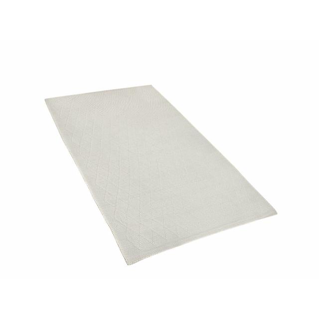 Sayer Hand Knotted White Rug Mikado Living Rug Size: Rectangle 160 x 230cm on Productcaster.