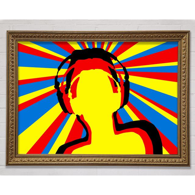 DJ Sun Rays - Single Picture Frame Art Prints Rosalind Wheeler Size: 59.7cm H x 84.1cm W x 3cm D on Productcaster.