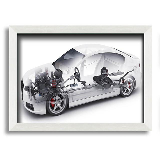 Luzon Inside of a Car Diafram - Single Picture Frame Art Prints Borough Wharf Size: 59.7cm H x 84.1cm W x 10cm D on Productcaster.