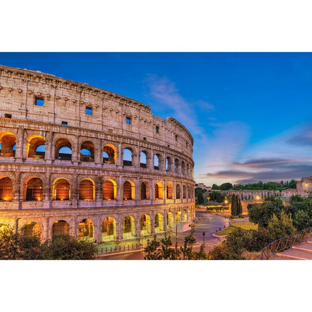 Thynes Colosseum At Night by Noppasin Wongchum - Print Latitude Run Size: 20cm H x 30cm W x 3.8cm D on Productcaster.