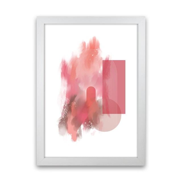 Colour Painting - Print 17 Stories Frame Option: White Framed, Size: 29.7cm H x 21cm W x 3cm D on Productcaster.