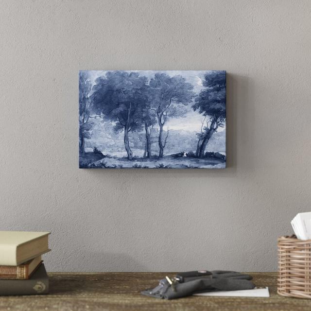 Pastoral Toile I by Claude Lorrain - Wrapped Canvas Painting Print Blue Elephant Size: 20cm H x 30cm W on Productcaster.