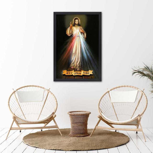 Gerahmtes Poster Jesus I Trust In You Astoria Grand Größe: 30 cm H x 20 cm B x 2 cm T on Productcaster.