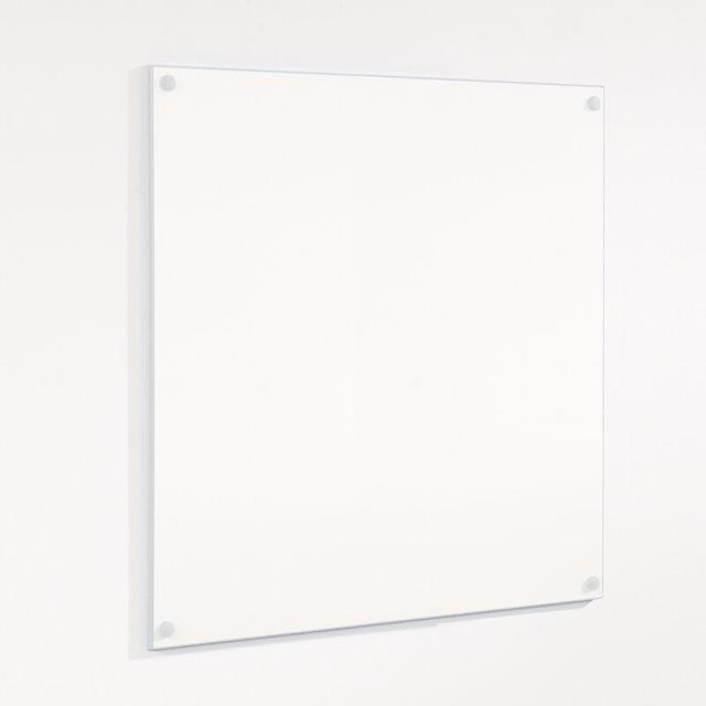 Wall Mounted Whiteboard Symple Stuff Size: 120 cm H x 180 cm W, Frame Finish: White on Productcaster.