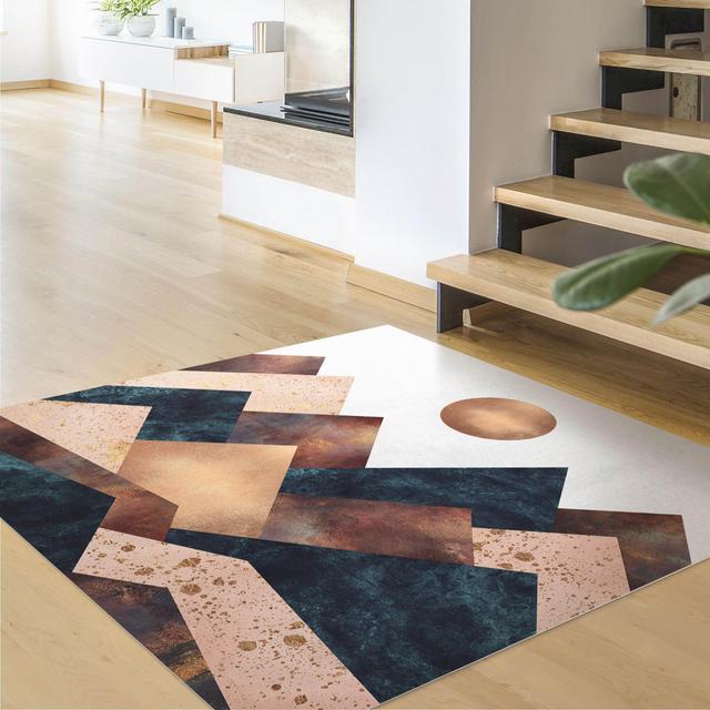 Netherby Brown/Green Area Rug Canora Grey Rug Size: Square 60cm on Productcaster.