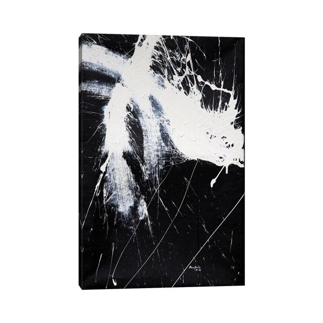 Black & White by Shawn Jacobs - Painting Print on Canvas Ebern Designs Format: Wrapped Canvas, Size: 66.04cm H x 45.72cm W x 1.91cm D on Productcaster.