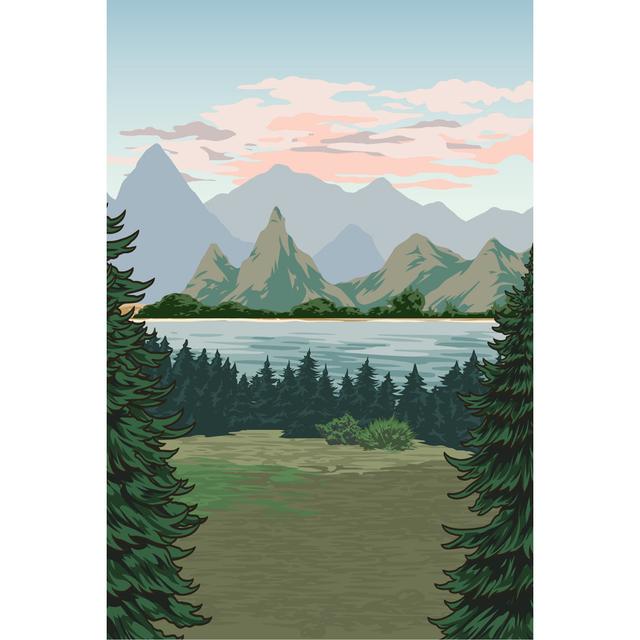 Beautiful Nature Landscape by IMOGI - Wrapped Canvas Print Alpen Home Size: 122cm H x 81cm W on Productcaster.