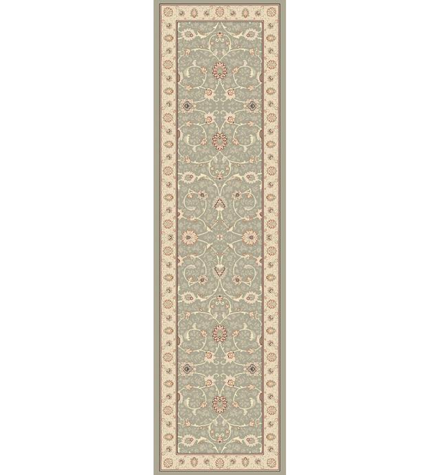 Abbeyville Oriental Machine Woven Green/Beige Area Rug Lark Manor Rug Size: Runner 67 x 240cm on Productcaster.